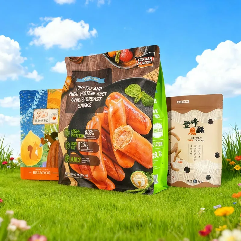 Ekologické sáčky na balení sušeného ovoce a ořechů z kraftového papíru